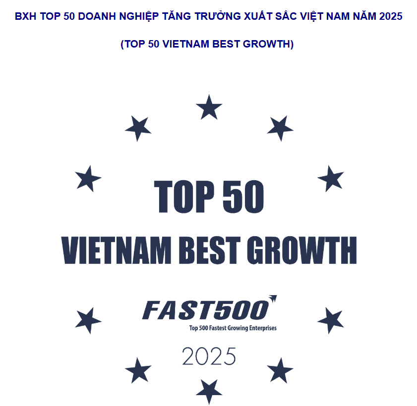 BATECO GROUP TỰ HÀO 2 NĂM LIÊN TIẾP ĐƯỢC VINH DANH TRONG FAST50 &#8211; TOP 50 DOANH NGHIỆP TĂNG TRƯỞNG XUẤT SẮC VIỆT NAM NĂM 2025 ( XÉT TRONG GIAI ĐOẠN 8 NĂM PHÁT TRIỂN TỪ 2016 &#8211; 2024)