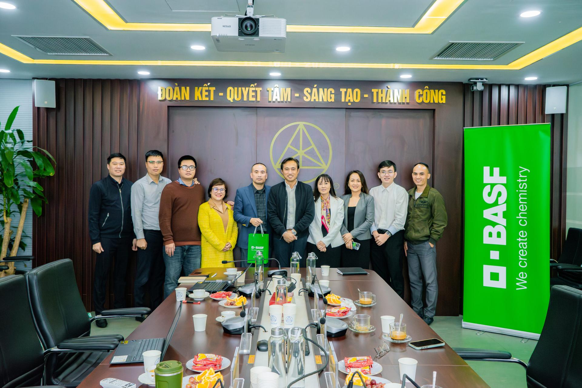 Welcoming BASF Vietnam Leadership Delegation for a Visit and Collaboration at BATECO GROUP